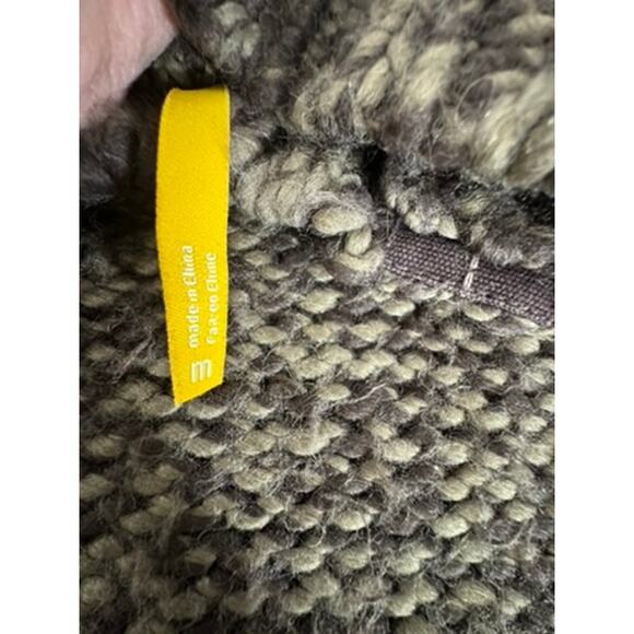 "LOLE" Vintage Chunky Heavy Sweater Button Down Neck Grunge Tween Preppy Soft - Picture 8 of 10